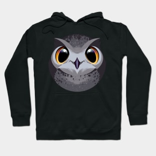 Bubble Great Horned Owl Hoodie